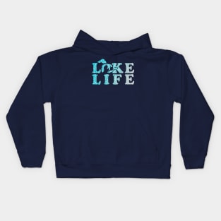 Lake Life in The Great Lakes Kids Hoodie